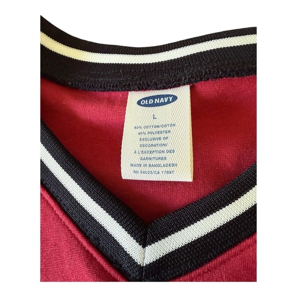 VINTAGE OLD NAVY EMBROIDERED NEW YORK 08 BASKETBALL JERSEY TANKER LARGE - Picture 6 of 10